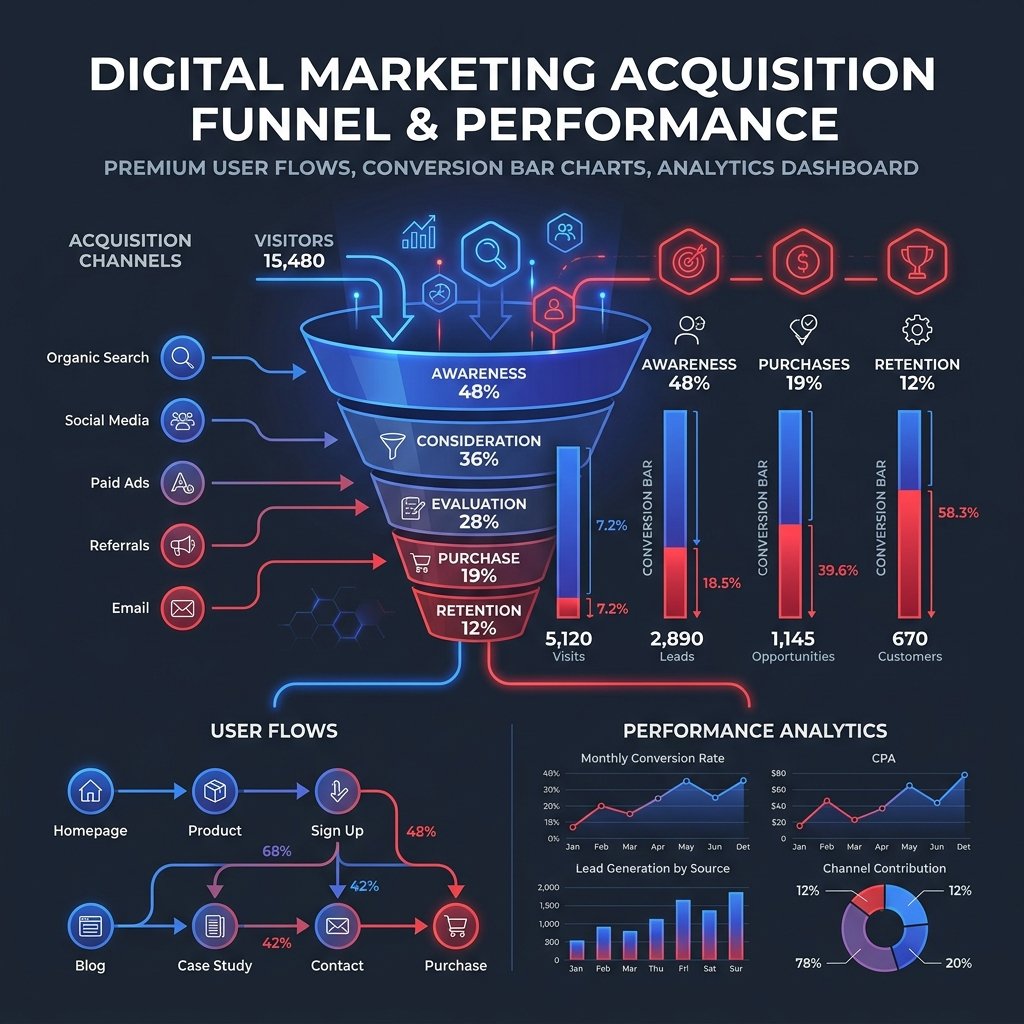 Data-Driven Marketing: Building High-Converting Acquisition Funnels